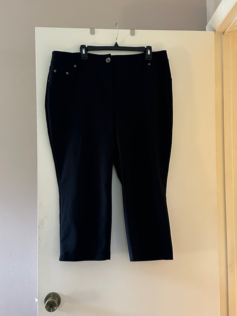 24. Style & Co Black Stretch Capris